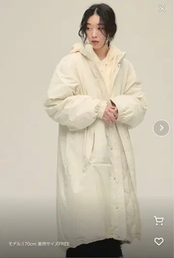 [ eL ] 몬스터 롱 파카/150124 화이트