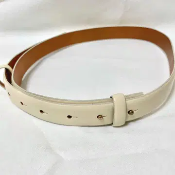 여성용 화이트 벨트