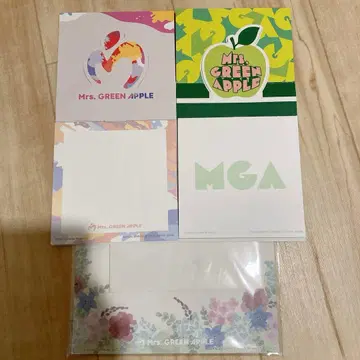 Mrs. GREEN APPLE 제일복권 H상 메모장&레터 세트