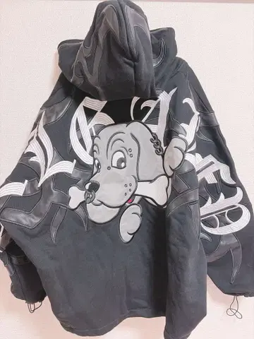 [ GALFY ] 갈피 부족계 넉넉한 후드티 중형견 돈키호테