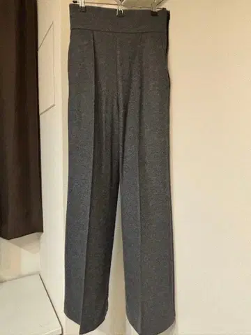 CITY 스무스울 와이드 팬츠 그레이