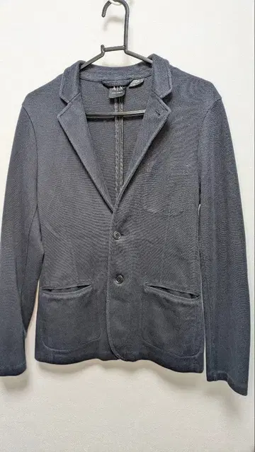 Armani Exchange 다크 그레이 테일러드 자켓 XS