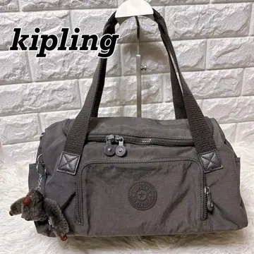 Kipling 숄더백 보스턴 백 블랙 몽키 참