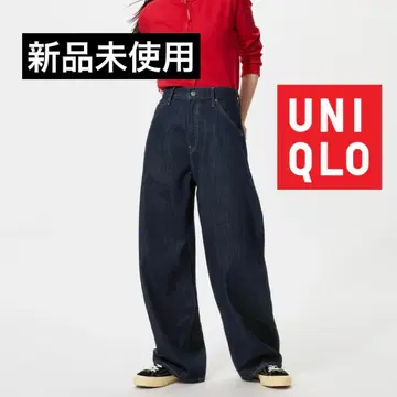 UNIQLO 배기 커브 진 25 미사용 새상품