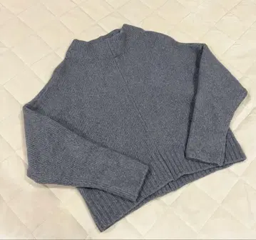 AP STUDIO 울 보틀넥 그레이 니트