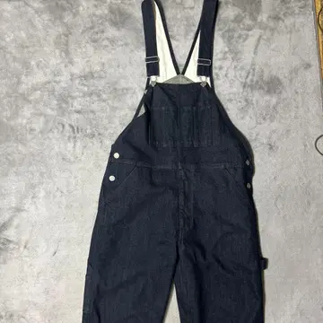 다크 데님 살로펫 오버롤