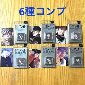 RIIZE Fame 6종 세트 유니버셜 특전 트레이딩 카드 전원 컴프