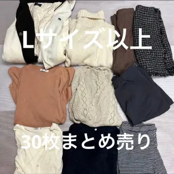 여성용 L 사이즈 이상 큰 사이즈 30개 묶음 판매