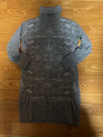 비비안 탐 터틀넥 니트 원피스 그레이 사이즈 0