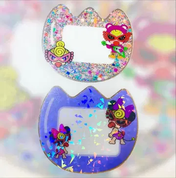 히스미니 아크릴 화이트보드 양면 반짝이 2장 15 13cm