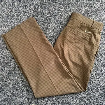 나이키 골프 깅엄 체크 올 패턴 스트레치 팬츠 골프웨어 30