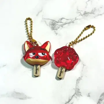 주토피아 가챠가챠 아이스캔디 참 닉 & 아이스캔디