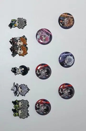 도쿄 에이리언즈 캔 배지 키링 세트