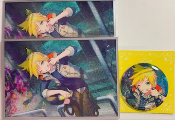 프로세카 하피콜레 카가미네 렌 색지 캔뱃지