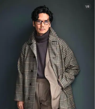 코르헤이스 캐시미어 롤넥 니트 올리브 40 니시구치 슈헤이 빔즈 F