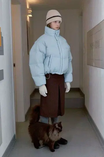 Sinoon 무릎 기장 스커트