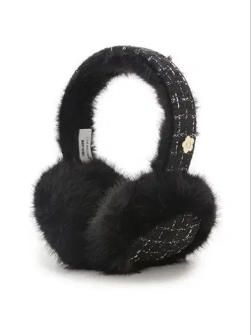 LILY BROWN 마리쿠와 데이지 모티브 퍼 이어머프 BLK