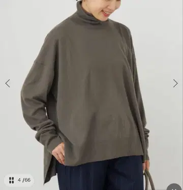 새상품 IENA 라이트울 빅 터틀 풀오버