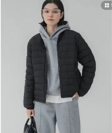 택 포함 미사용 새상품 코카 탈착식 이너 다운 M 사이즈 블랙 새상품