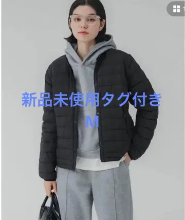 택 포함 미사용 새상품 코카 탈착식 이너 다운 M 사이즈 블랙 새상품