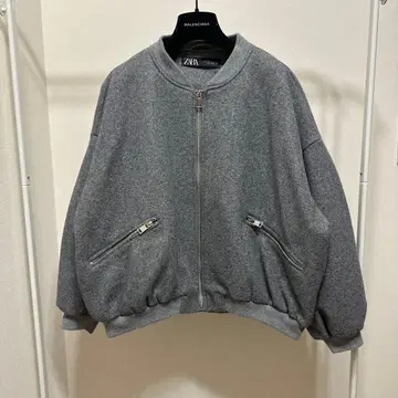 그레이 오버 사이즈 자켓 ZARA