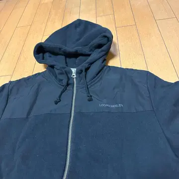 LOOPWHEELER 더블 지퍼 후드티 M 사이즈