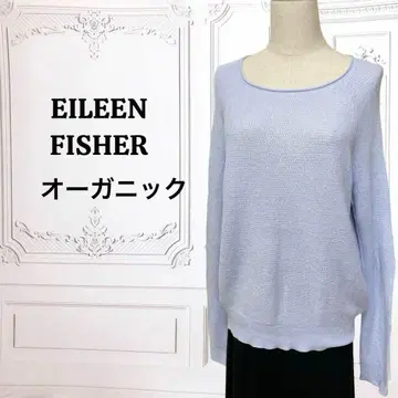 [ 아이린 피셔 ] 오가닉 티셔츠 린넨 코튼 [ F ] 블루