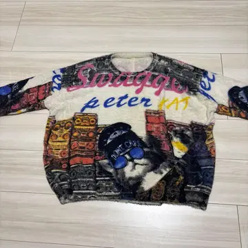 Radh 컬러풀 그래픽 니트 스웨터