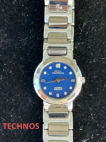 TECHNOS 손목시계 블루 여성용