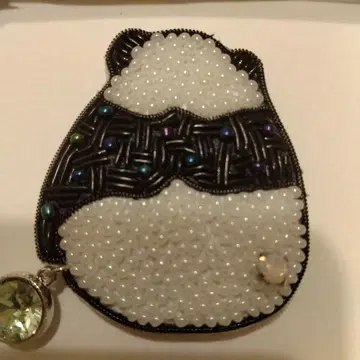 팬더 비즈 외 마그넷 브로치