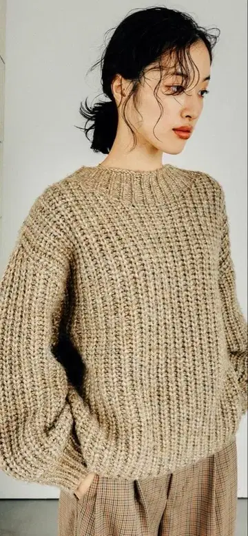 LEPSIM 1.5 게이지 소매 볼륨 풀오버