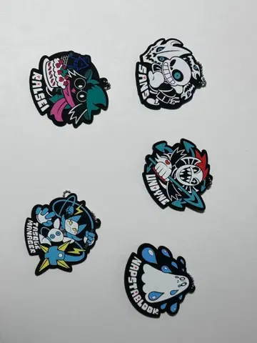 언더테일 키링 5개 세트