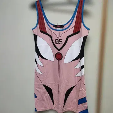 택 포함 JSG 에반게리온 셔츠 원피스 탱크탑 마리 8호기