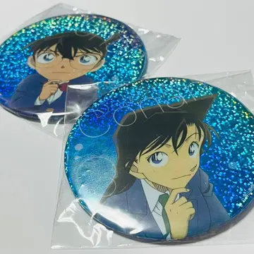 코난 빅키라키라 랜덤 캔뱃지 홀로그램 에도가와 코난 유미란(모리 란)