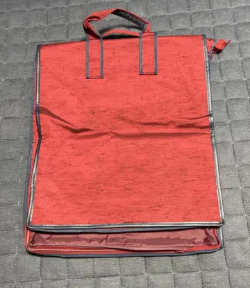 빨간색 일본 의류용 백, 대용량 지퍼 포함
