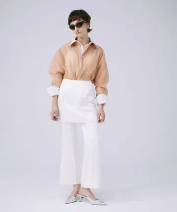 조제문 시어 심플 셔츠