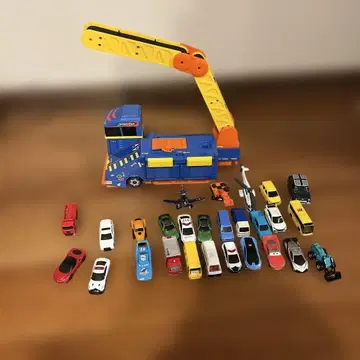 토미카 미니카 세트 크레인 포함