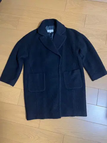 GLOBAL WORK 네이비 더블 브레스트 코트 S