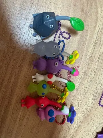 피크민 마스코트 키링 묶음 판매