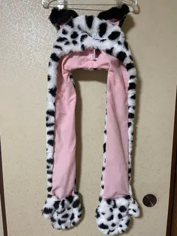 디즈니 머플러 캡 101마리 달마시안