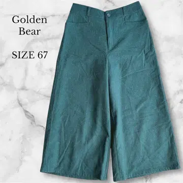 골든베어 와이드 팬츠 그린 릴랙스감 아메리칸 캐주얼 계열