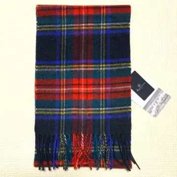 아쿠아 스큐텀 Aquascutum 캐시미어 100% 머플러 미사용품