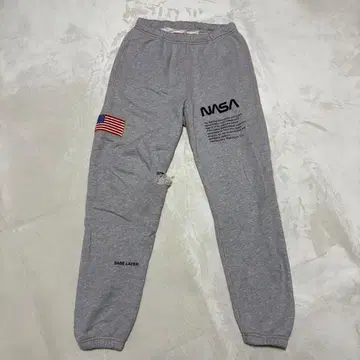 y121803 HERON PRESTON 스웨트 팬츠 그레이 데미지 S