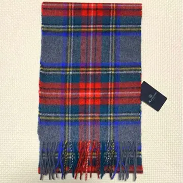 아쿠아 스큐텀 Aquascutum 캐시미어 100% 머플러 미사용품