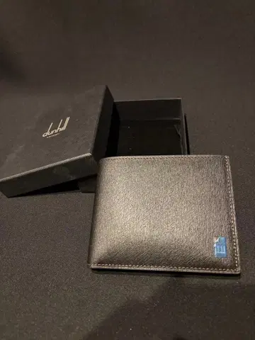 [ 미사용 새상품 ] dunhill 던힐 이단 접이식 지갑 박스 포함