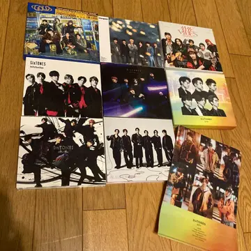 SixTONES 앨범 싱글 8점 A5 클리어 파일 포함