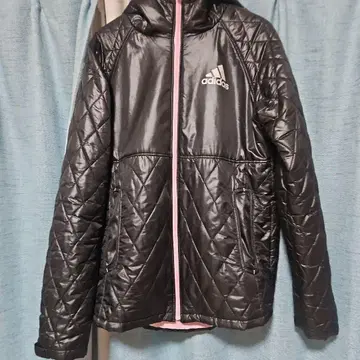adidas 퀼팅 자켓 블랙