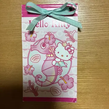 헬로키티 해마 리본 메모