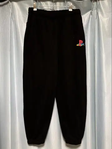 GU PlayStation 헤비웨이트 스웨트 팬츠 블랙