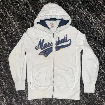 FRANKLIN&MARSHALL 남성용 후드티 화이트 이탈리아 사이즈 S